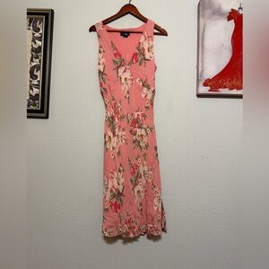 Jones New York Floral Pink Maxi Dress